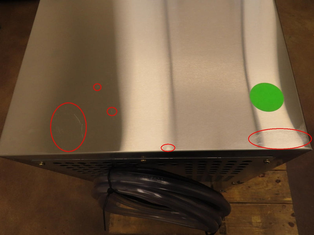 Scotsman DCE33A1SSD 15" 30 lbs Gravity Drain Under Counter Panel R. Ice Maker