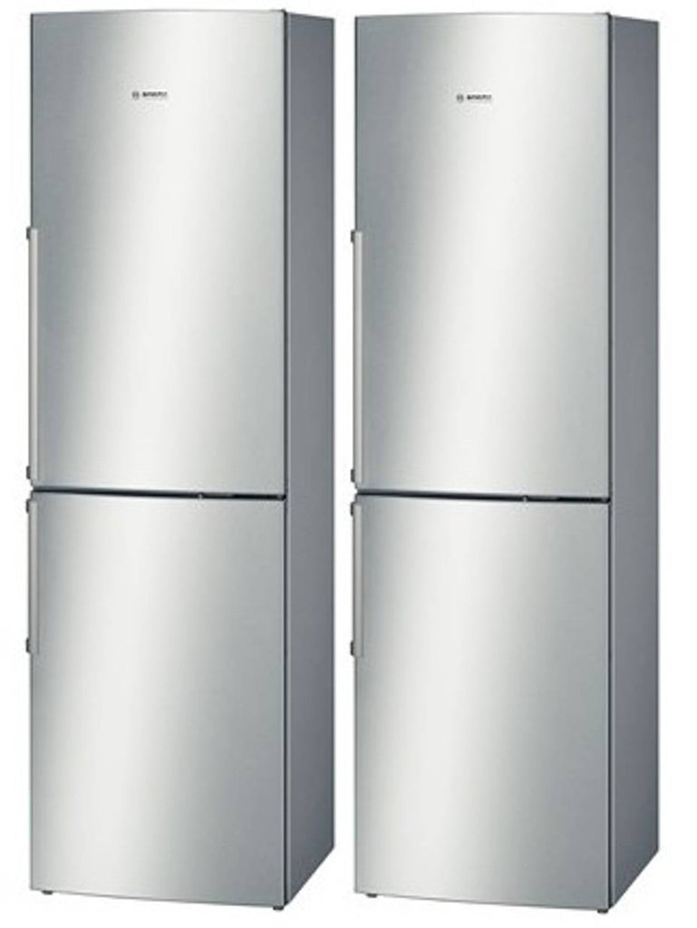 NIB Bosch 500 Serie 24" Counter Depth Bottom-Freezer Refrigerator Set B11CB50SSS