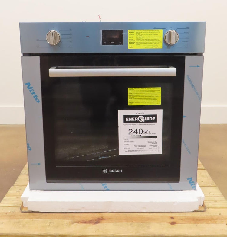 Bosch 500 Series HBE5453UC 24" Convection Electric Wall Oven Stainless Steel
