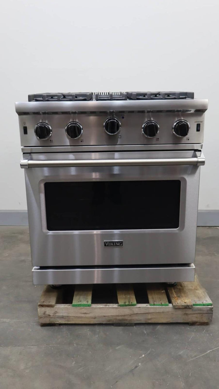 Viking 5 Series 30" Liquid Propane 2024 Professional Gas Range VGIC53024BSSLP