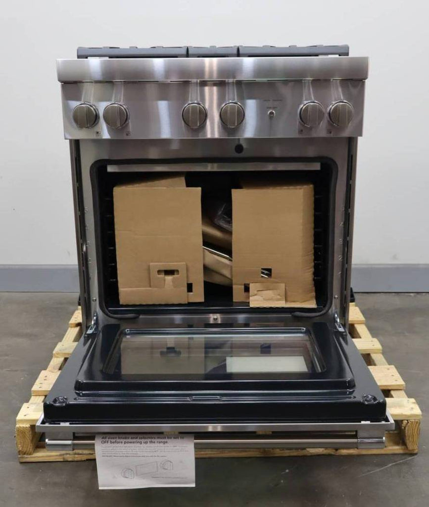 Thermador Pro Harmony Professional 30" 4 Pedestal Star Burner Gas Range PRG304WH