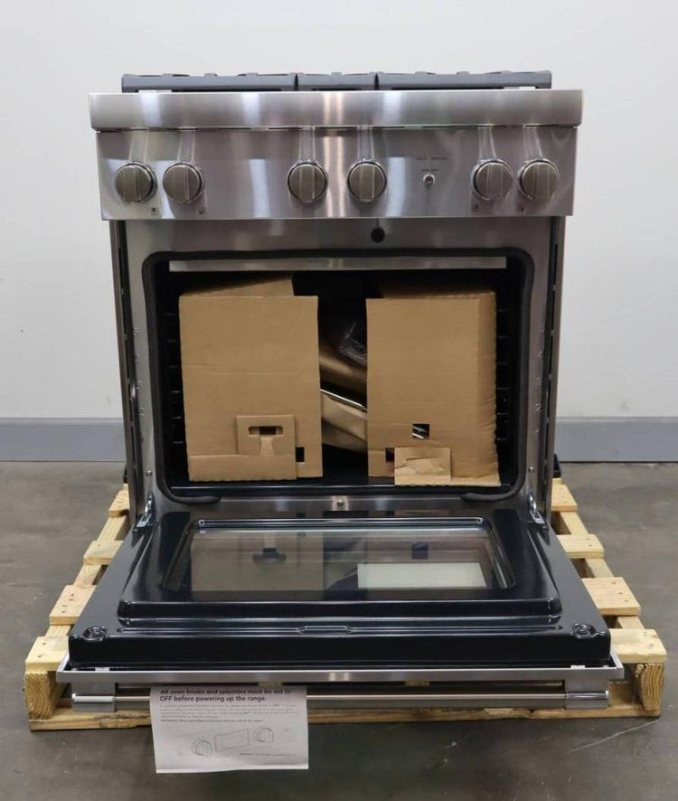 Thermador Pro Harmony Professional 30" 4 Pedestal Star Burner Gas Range PRG304WH