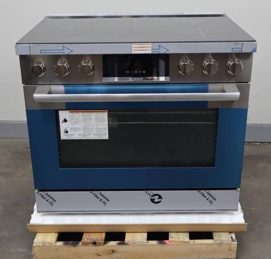 Bosch 36" Slide-In 3.7 cu.ft 5 Elements 800 Series Induction Range HIS8655U