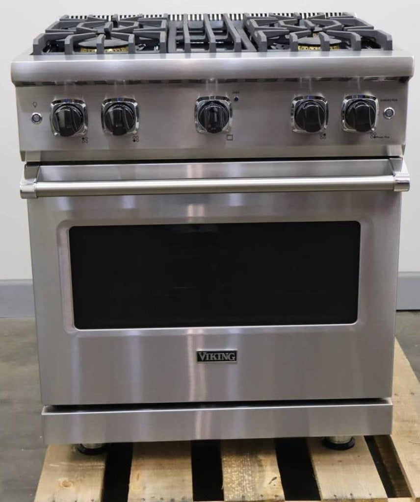 Viking 30" 4 Burners ProFlow SS Professional 5 Series 2023 Gas Range VGR5304BSS
