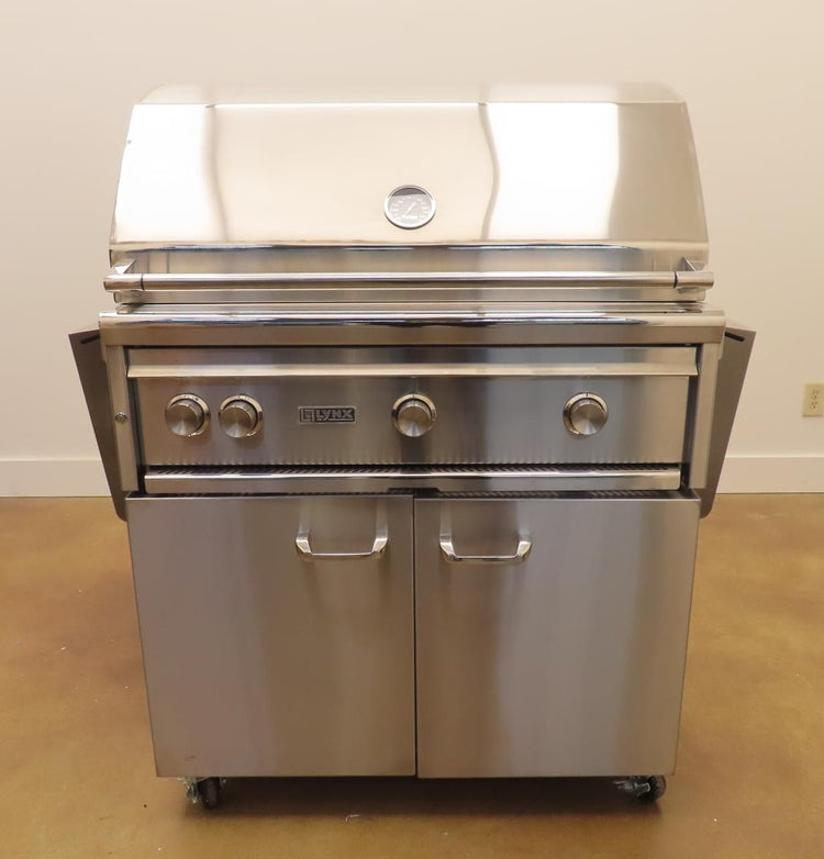 Lynx Professional Grill Series L36TRFNG 36" Freestanding Stainless Steel Grill