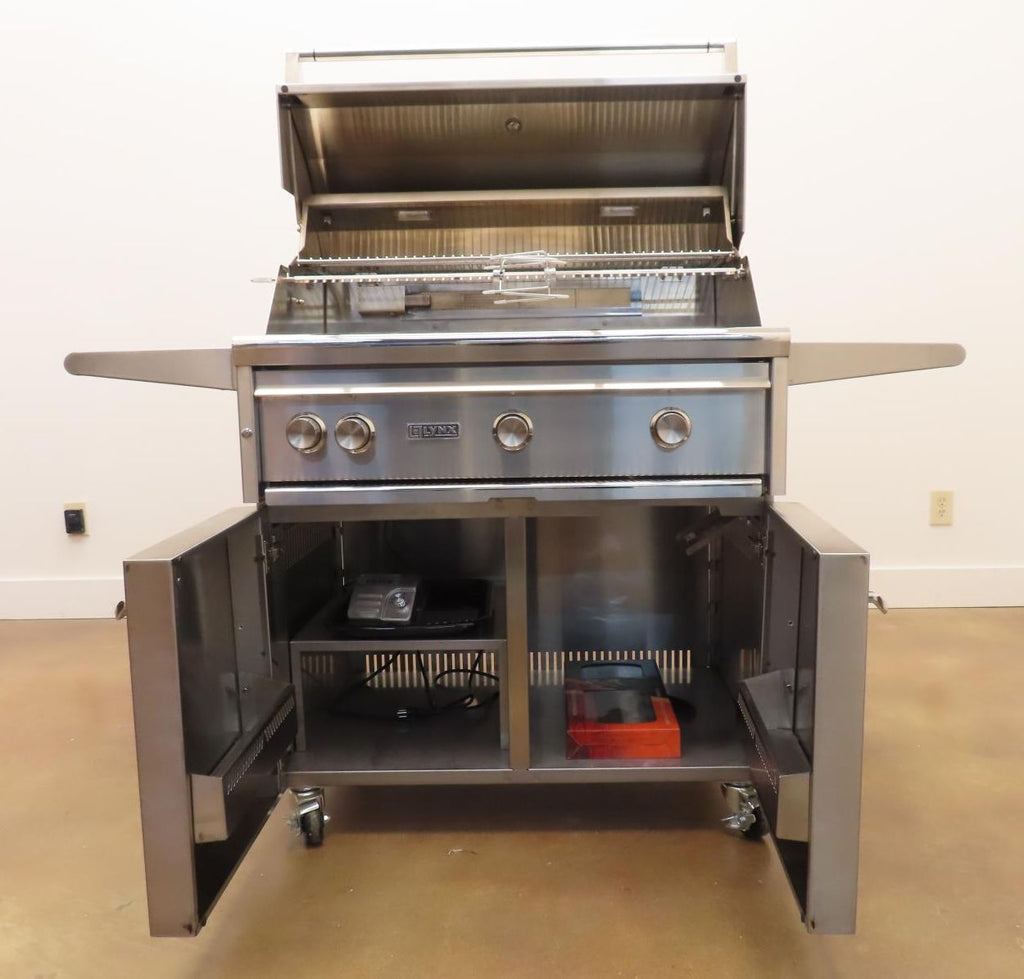 Lynx Professional Grill Series L36TRFNG 36" Freestanding Stainless Steel Grill