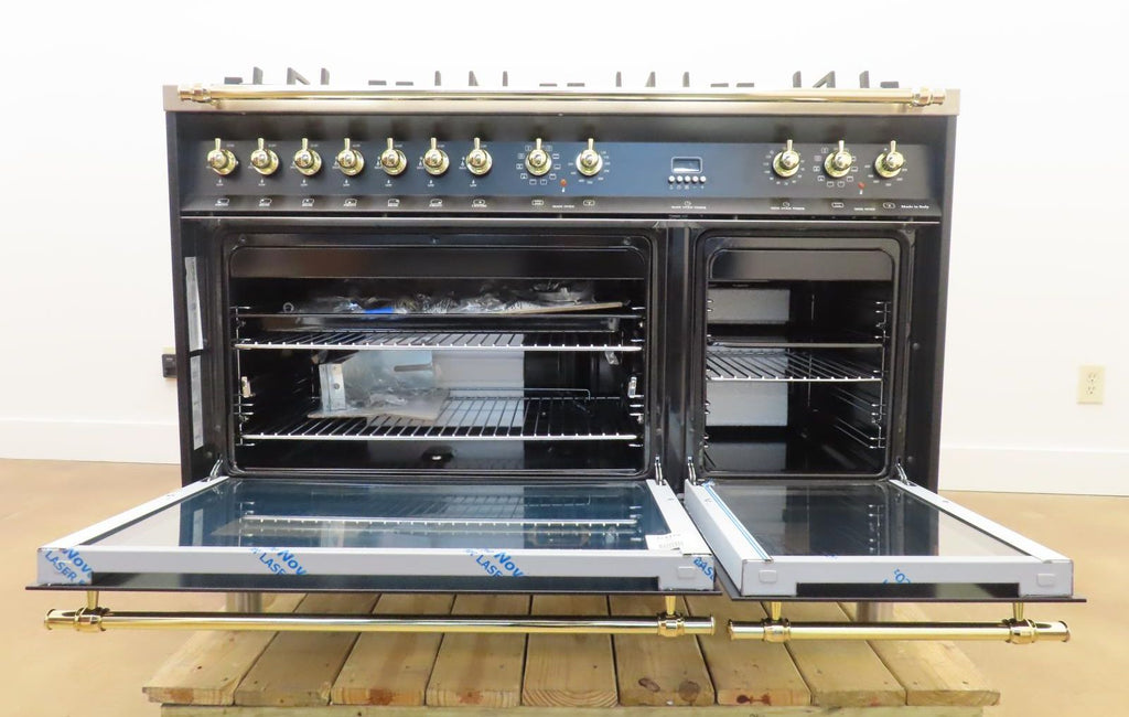 LOFRA Dolcevita RKOD48MMG700 48" Freestanding Dual Fuel Matte Black Range
