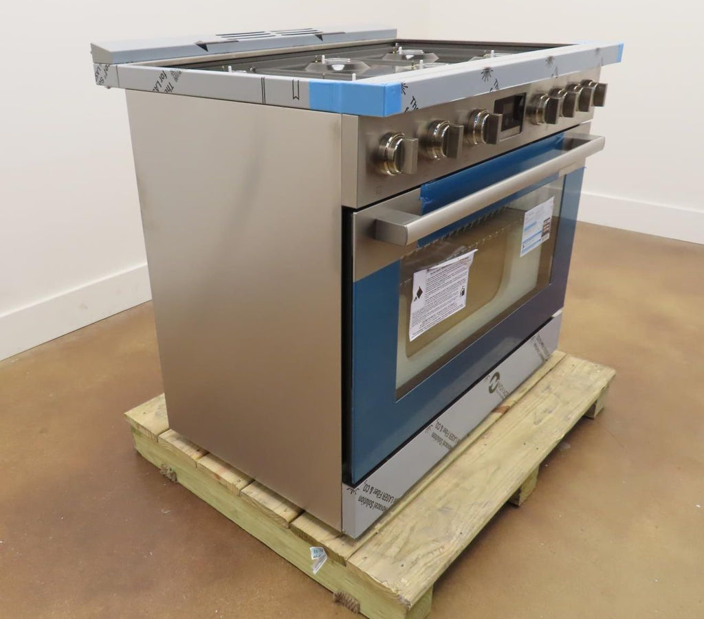 Bosch 800 Series HGS8655UC 36" Stainless Gas Range with 6 Sealed Burners Pics