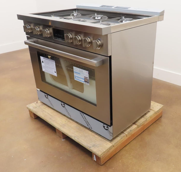 Bosch 800 Series HDS8655U 36" 6 Burner Dual Fuel Convection Range Pictures