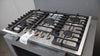 Bosch 30" 500 Series Red LED Light 5 Sealed Burners Gas Cooktop NGM5059UC