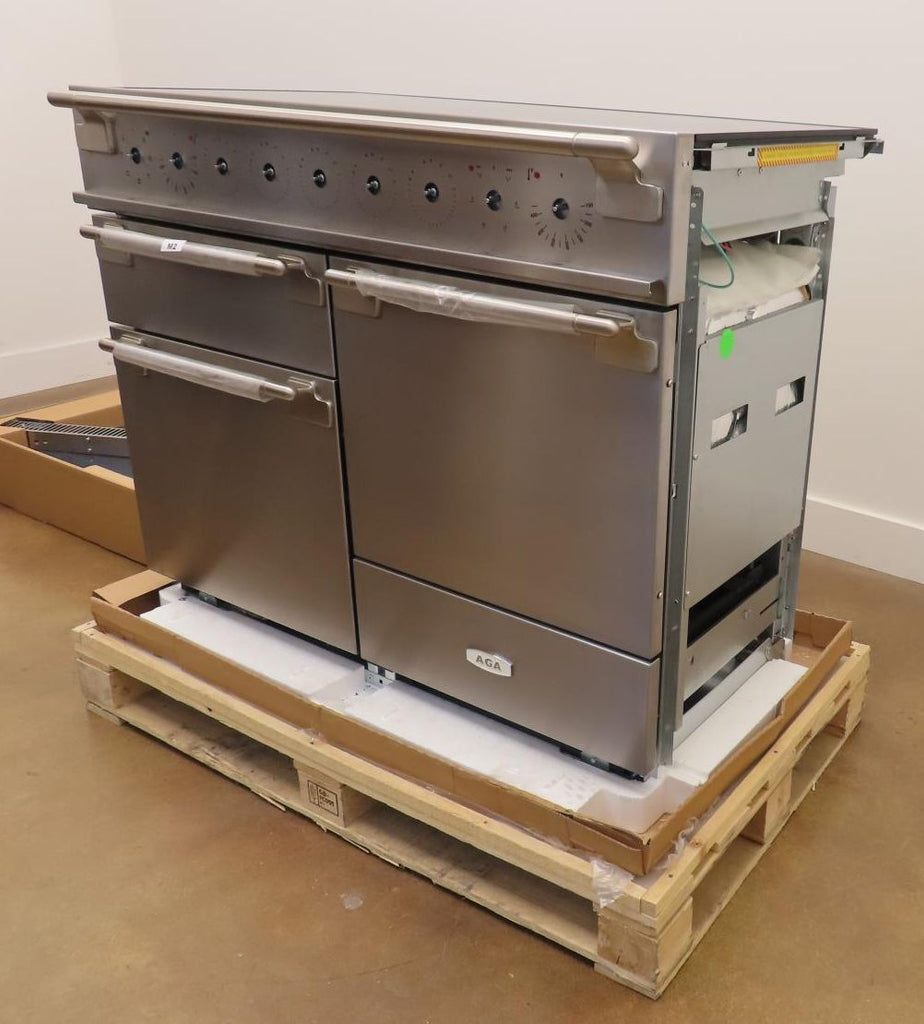 AGA Elise Series AEL481INSS 48" 5 Element Stainless Freestanding Induction Range