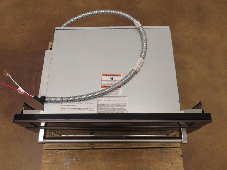 KitchenAid KMBP100EBS 27" Single Black Stainless Steel Electric Wall Oven