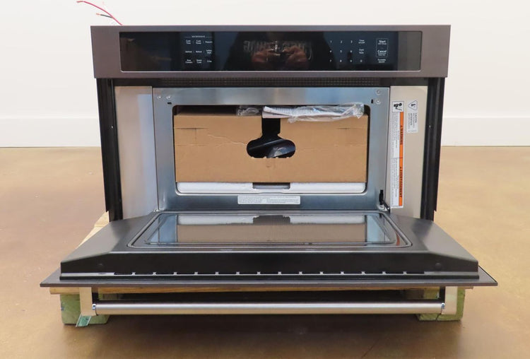 KitchenAid KMBP100EBS 27" Single Black Stainless Steel Electric Wall Oven