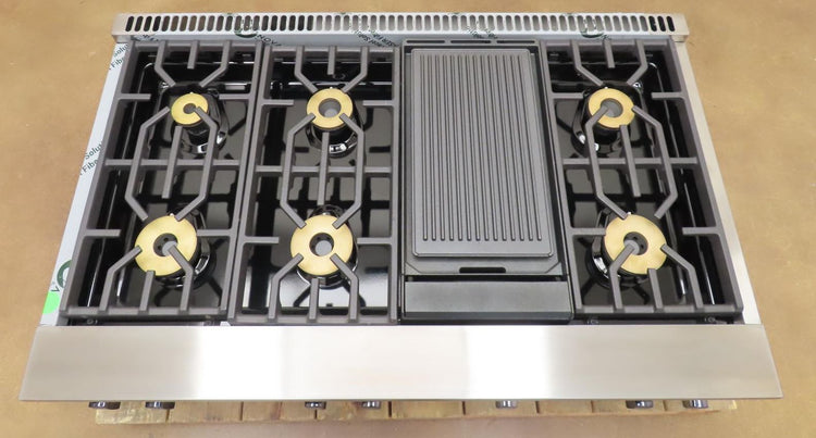 Viking 7 Series VRT7486GSSLP 48" Gas Rangetop With 6 Elevation™ Burners Pictures