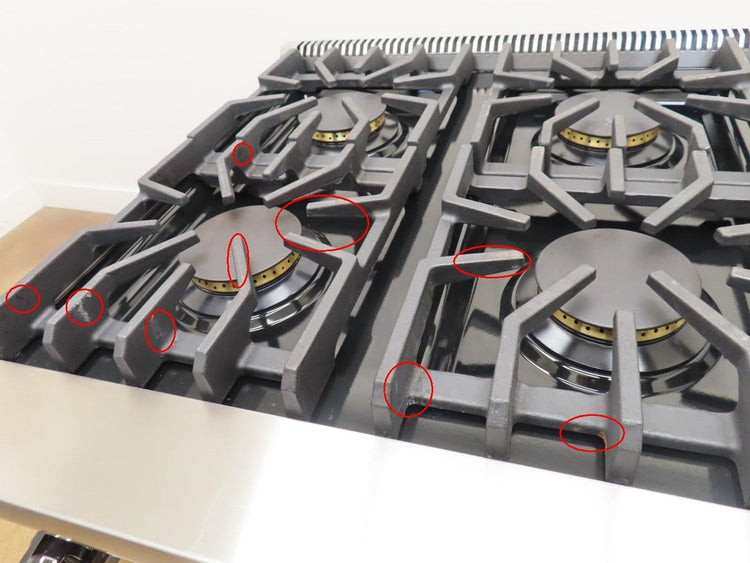 Viking 5 Series VGR5366BSS 36" Pro-Style Gas Range Stainless Steel 2017 Model