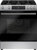 Bosch 100 Series HGF1050MUC 30 Inch Slide-In Stainless Steel Gas Range
