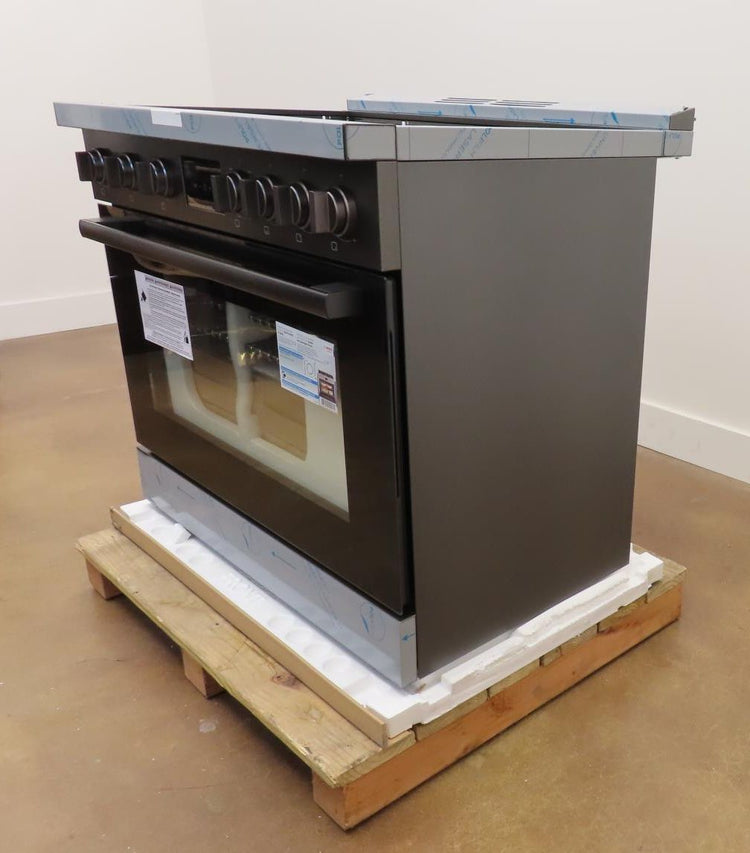 Bosch 800 Series HDS8645U 36" Duel Fuel Range with 6 Sealed Burners Images