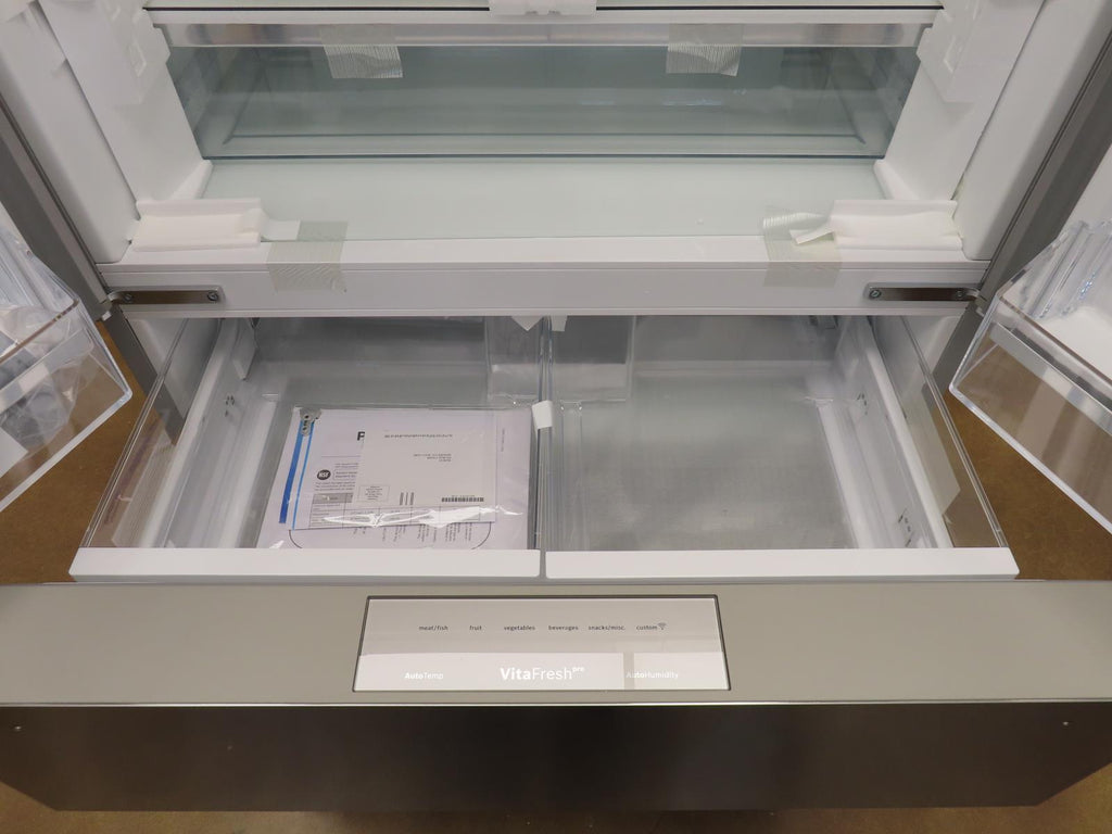 Bosch 800 Series B36CL80SNS 36" French Door Counter Depth Refrigerator