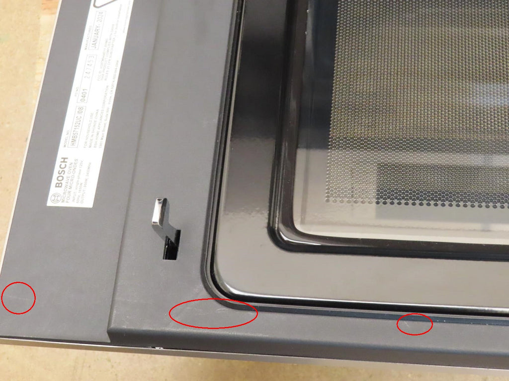 Bosch 500 Series HMB57152UC 27'' Stainless Steel Built-In Microwave Oven