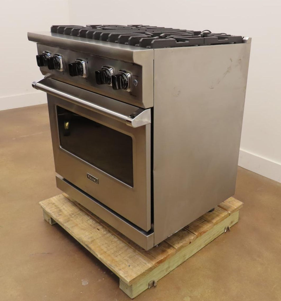 Viking Professional 5 Series 30" 4 Burners Gas Range VGR5304BSS 2024 Model