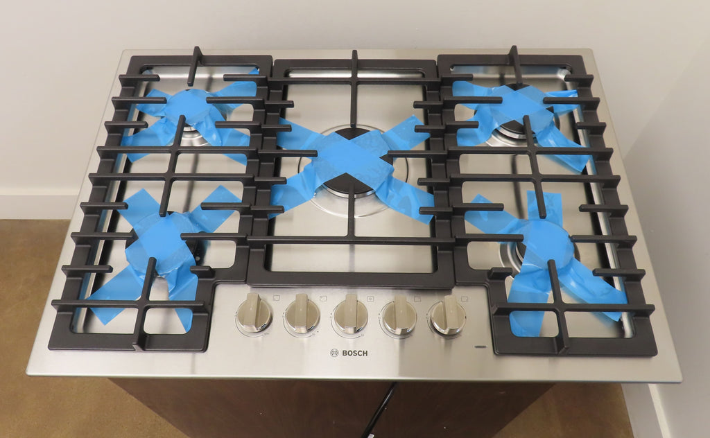 Bosch 500 Series NGM5059UC Red LED Light 5 Sealed Burners 30" Gas Cooktop