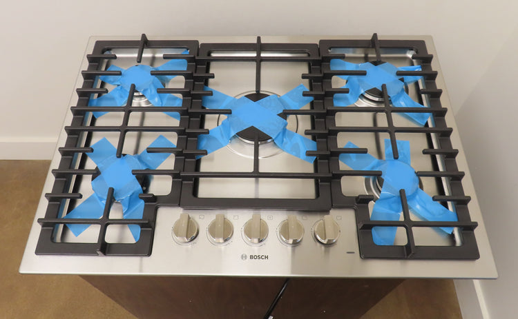 Bosch 500 Series NGM5059UC Red LED Light 5 Sealed Burners 30" Gas Cooktop