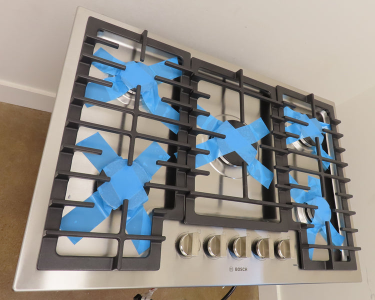 Bosch 500 Series NGM5059UC Red LED Light 5 Sealed Burners 30" Gas Cooktop