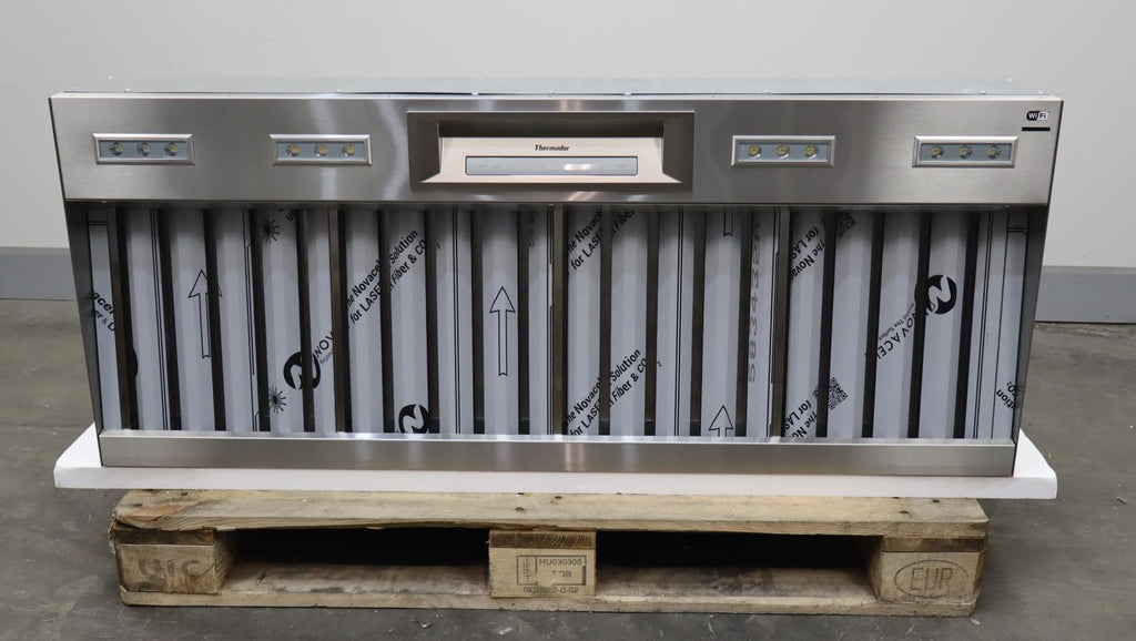 Thermador Professional 54" SS Wi-Fi LED Lights Custom Insert Hood VCIN54GWS