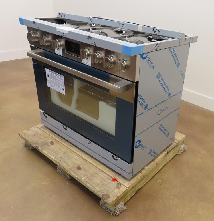 Bosch 800 Series HGS8655UC 36" Stainless Gas Range with 6 Sealed Burners Pics