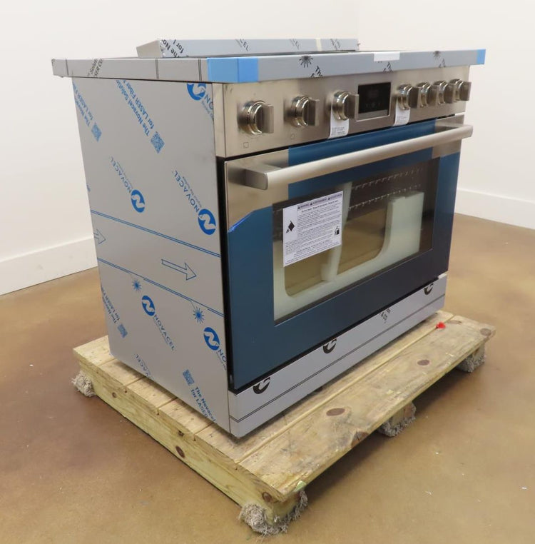 Bosch 800 Series HGS8655UC 36" Stainless Gas Range with 6 Sealed Burners Pics