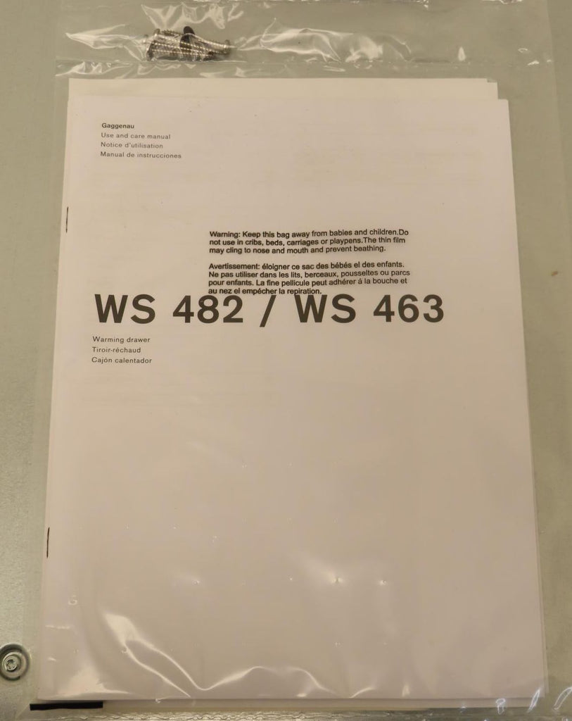 Gaggenau 400 Series WS463710 24" 1.0 cu. ft. Capacity Warming Drawer Images