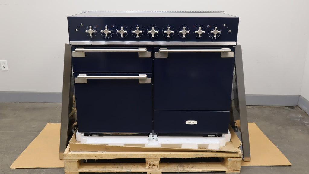 AGA Elise 48" Freestanding Induction Range Triple Oven Indigo/Nic AEL481ININD