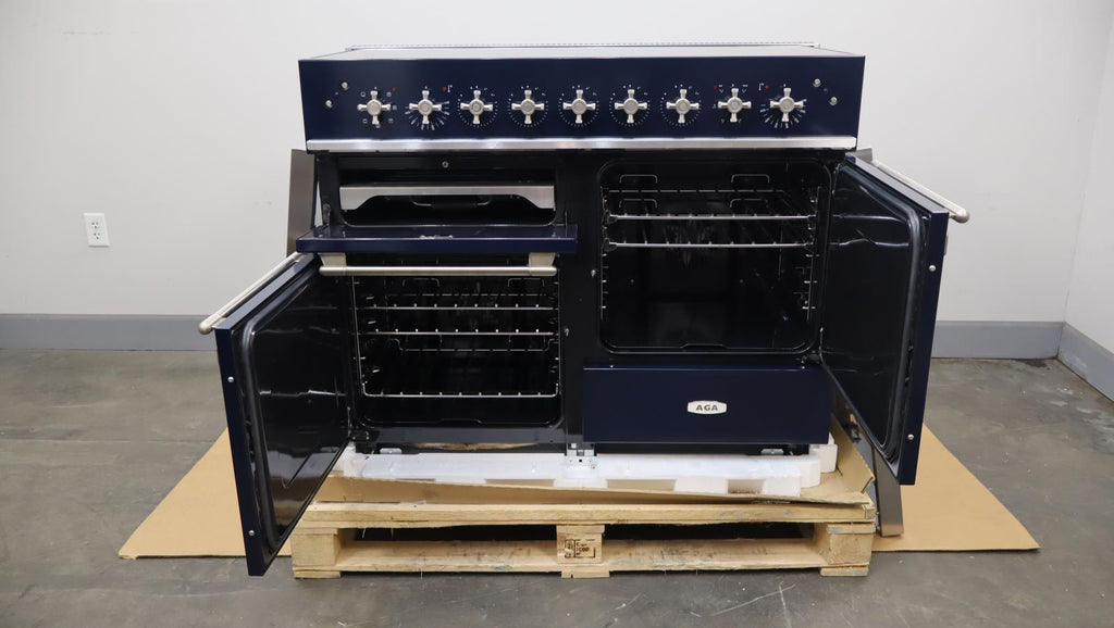 AGA Elise 48" Freestanding Induction Range Triple Oven Indigo/Nic AEL481ININD