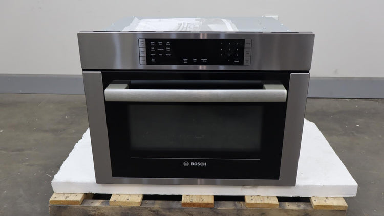 Bosch 24" 1000w SS 1.6 cu.ft. Power 2-in-1 500 Series Speed Oven HMC54151UC