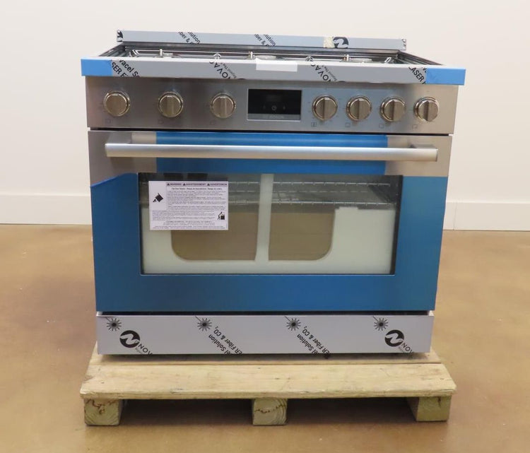 Bosch 800 Series HGS8655UC 36" Stainless Gas Range with 6 Sealed Burners Pics