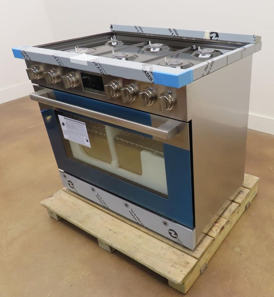 Bosch 800 Series HGS8655UC 36" Stainless Gas Range with 6 Sealed Burners Pics