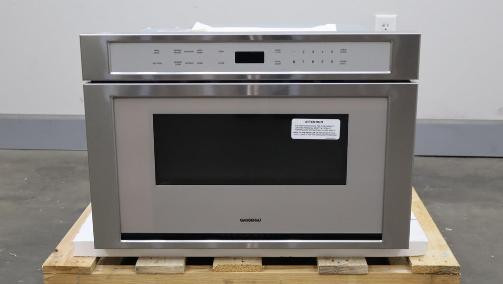 Gaggenau 24" 1.2 cu.ft.Buildt In Stainless Steel Microwave Drawer MW420620