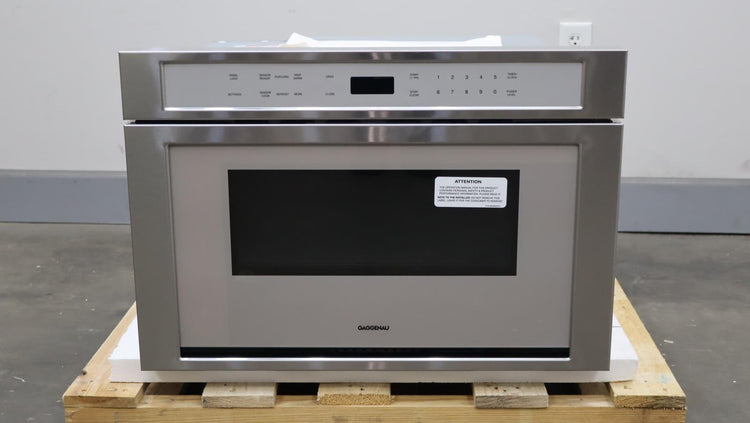 Gaggenau 24" 1.2 cu.ft.Buildt In Stainless Steel Microwave Drawer MW420620