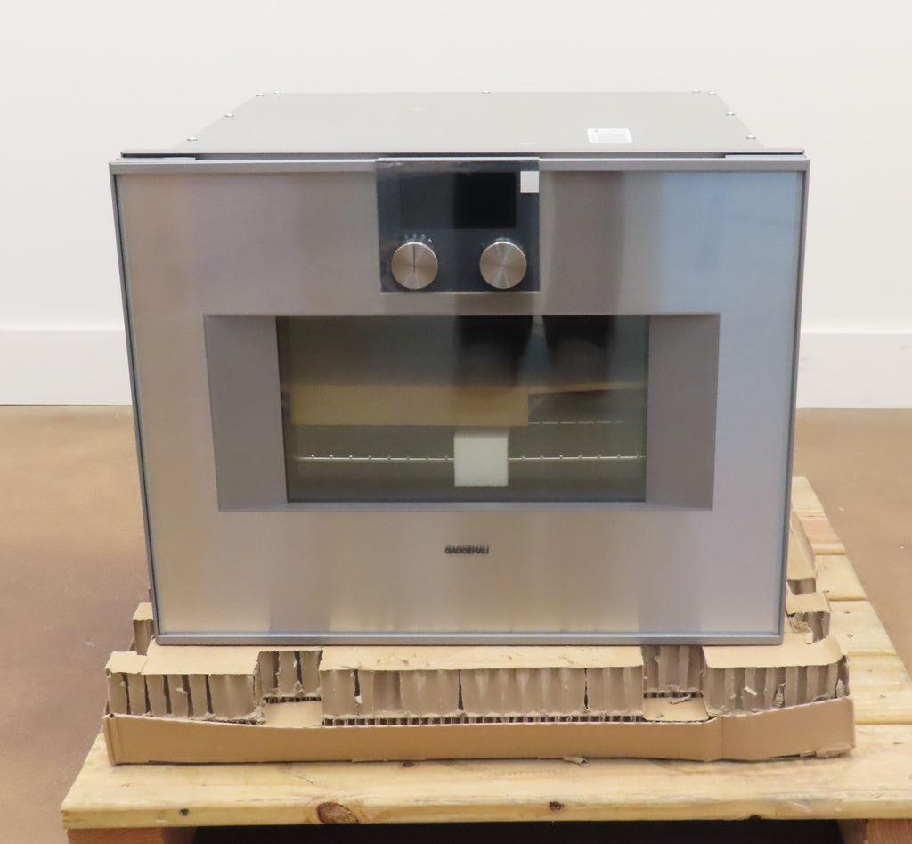 Gaggenau 400 Series BS471612 24" Single Combi-Steam Smart Electric Wall Oven