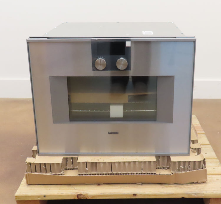 Gaggenau 400 Series BS471612 24" Single Combi-Steam Smart Electric Wall Oven