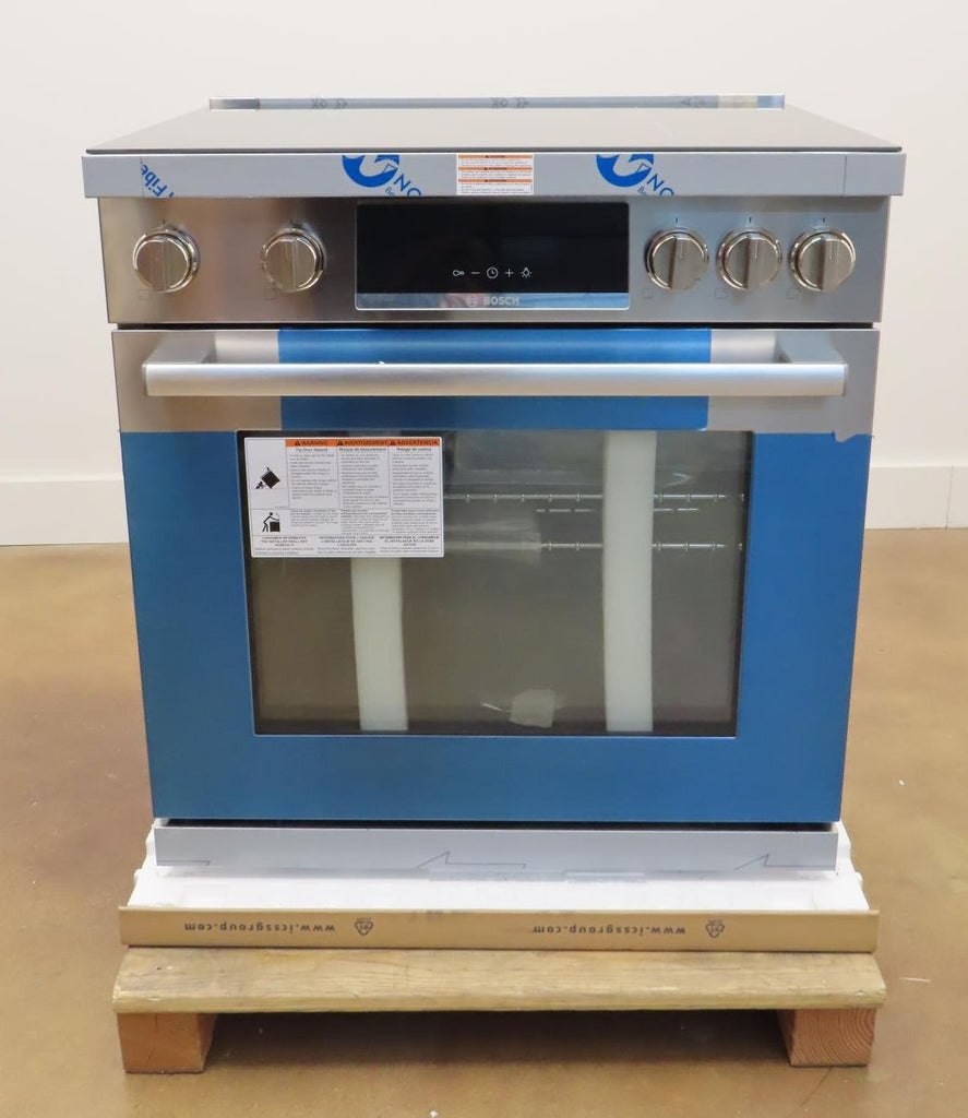 Bosch 800 Series HIS8055U 30" Slide-In Induction Range with 5Burner Elements Pic