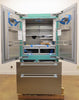 Thermador Freedom Collection T42BT120NS 42" 4-Door French Refrigerator Images