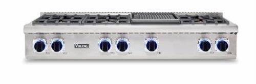 Viking 7 Series VRT7486GSS 48" Gas Rangetop 6 Viking Elevation Burners 2025Model