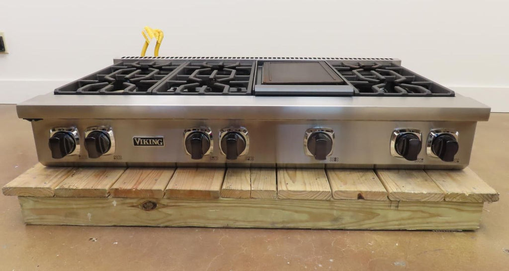 Viking 7 Series VRT7486GSS 48" Gas Rangetop 6 Viking Elevation Burners 2025Model