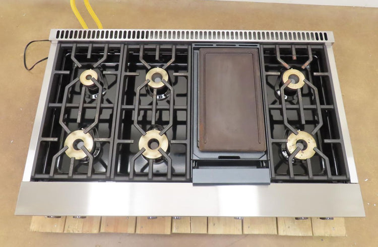 Viking 7 Series VRT7486GSS 48" Gas Rangetop 6 Viking Elevation Burners 2025Model