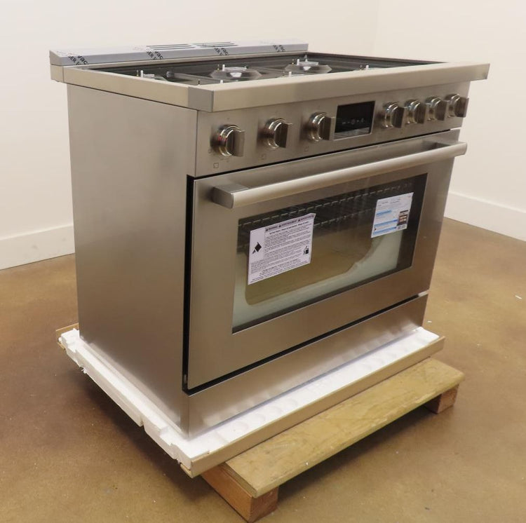 Bosch 800 Series HDS8655U 36" 6 Burner Dual Fuel Convection Range