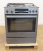 Bosch 800 Series HGI8046UC 30" Slide-In Gas Black Stainless Range Full Warranty