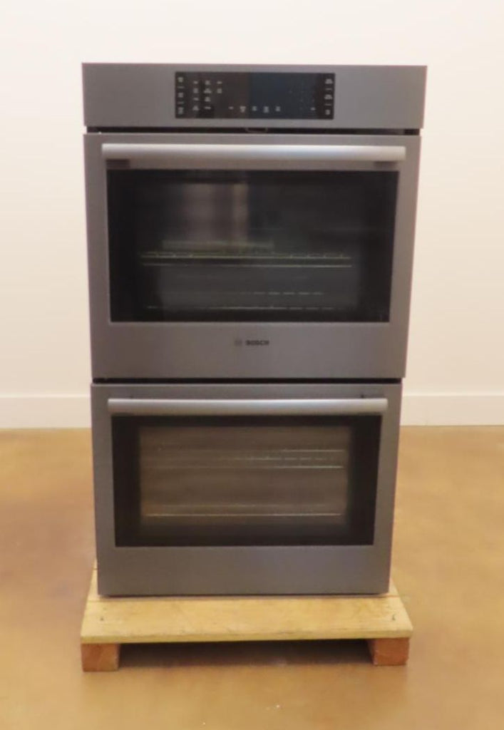 Bosch 800 Series HBL8642UC 30" Black Stainless Double Electric Wall Oven Pics