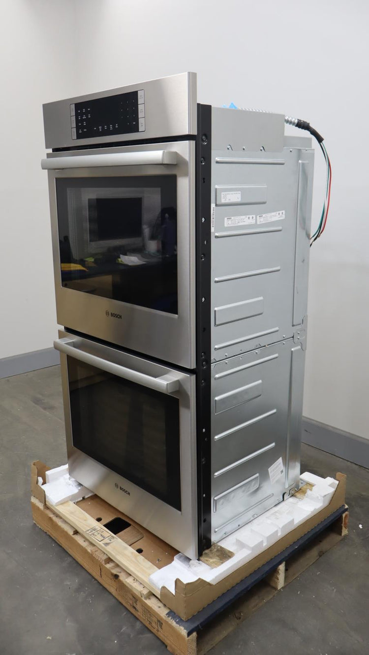 Bosch 800 Series 27" Stainless 12 Modes Double Electric Wall Oven HBN8651UC