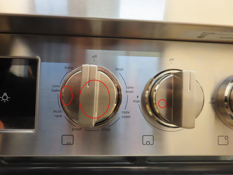 Bosch 800 Series HDS8655U 36" 6 Burner Dual Fuel Convection Range Full Warranty